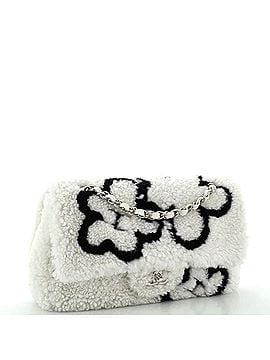 Chanel Classic Single Flap Bag Pearl Embellished Shearling Jumbo (view 2)