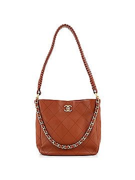 Chanel Braided Handle Hobo Quilted Lambskin Medium (view 1)