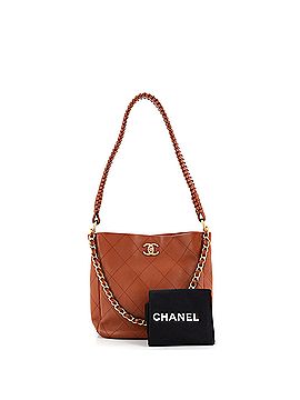 Chanel Braided Handle Hobo Quilted Lambskin Medium (view 2)