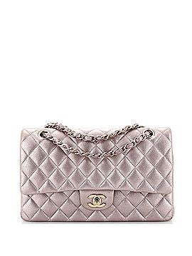 Chanel Classic Double Flap Bag Quilted Metallic Calfskin Medium (view 1)