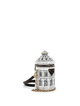 Louis Vuitton Cannes Vase Handbag Limited Edition Fornasetti Architettura Print Leather and Monogram Canvas (view 2)