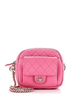 Chanel CC Day Camera Case Quilted Caviar Small (view 1)