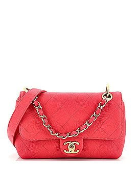 Chanel City Walk Flap Bag Quilted Caviar Small (view 1)