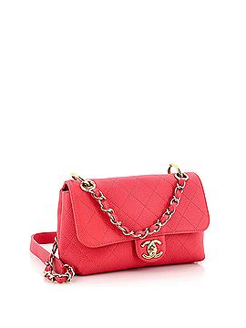 Chanel City Walk Flap Bag Quilted Caviar Small (view 2)