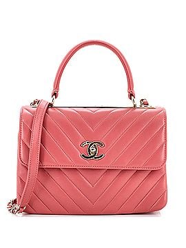 Chanel Trendy CC Top Handle Bag Chevron Lambskin Small (view 1)