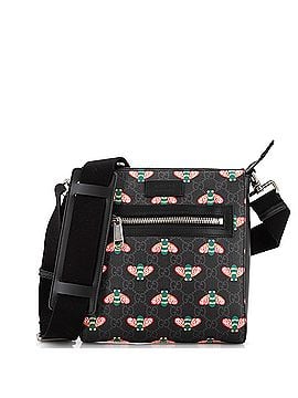 Gucci Front Zip Messenger Printed GG Coated Canvas Medium (view 1)
