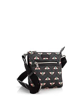 Gucci Front Zip Messenger Printed GG Coated Canvas Medium (view 2)