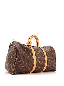 Louis Vuitton Keepall Bag Monogram Canvas 50 (view 2)