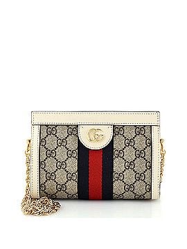 Gucci Ophidia Chain Shoulder Bag GG Coated Canvas Mini (view 1)