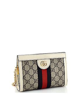 Gucci Ophidia Chain Shoulder Bag GG Coated Canvas Mini (view 2)