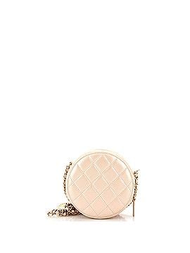 Chanel Pearl Strap Round Clutch with Chain Quilted Iridescent Lambskin (view 2)