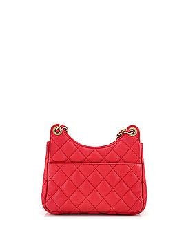 Chanel Wavy CC Hobo Quilted Caviar Small (view 2)