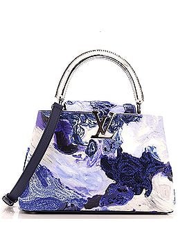 Louis Vuitton Donna Huanca ArtyCapucines Bag Embroidered Leather MM (view 1)