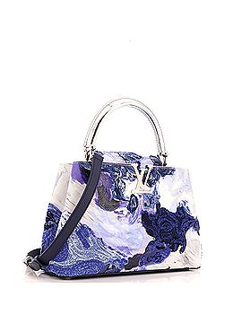 Louis Vuitton Donna Huanca ArtyCapucines Bag Embroidered Leather MM (view 2)