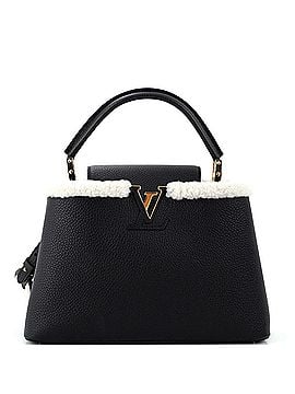 Louis Vuitton Capucines Bag Leather with Shearling MM (view 1)