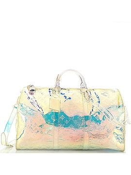 Louis Vuitton Keepall Bandouliere Bag Limited Edition Monogram Prism PVC 50 (view 1)