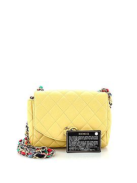 Chanel RIbbon Chain Flap Bag Quilted Lambskin Small (view 2)