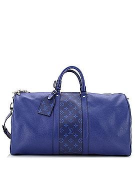 Louis Vuitton Keepall Bandouliere Bag Monogram Taigarama 50 (view 1)