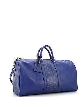 Louis Vuitton Keepall Bandouliere Bag Monogram Taigarama 50 (view 2)
