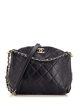 Chanel Coco Shelter Bowling Bag Quilted Shiny Lambskin Small (view 1)