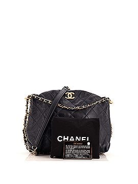 Chanel Coco Shelter Bowling Bag Quilted Shiny Lambskin Small (view 2)