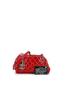 Chanel Just Mademoiselle Bag Quilted Patent Mini (view 2)