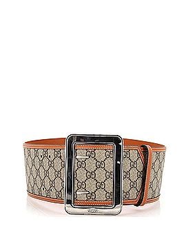 Gucci Lunar New Year Belt GG Coated Canvas Wide (view 2)