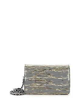 Chanel Wallet on Chain Striped Patent (view 1)