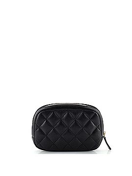 Chanel Curvy Cosmetic Pouch Quilted Caviar Small (view 2)