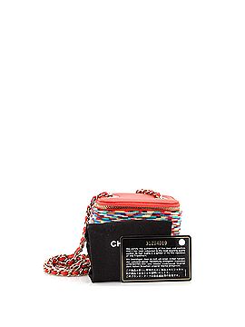 Chanel Classic Vanity Case with Chain Multicolor Embroidered Thread Mini (view 2)