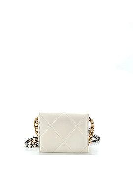Chanel 19 Card Holder on Chain Quilted Leather (view 2)