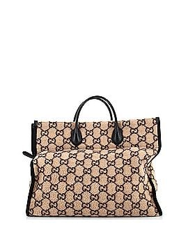 Gucci Shopping Tote GG Wool Large (view 1)