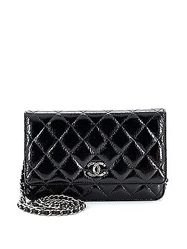 Chanel Wallet on Chain Quilted Glazed Crackled Leather (view 1)