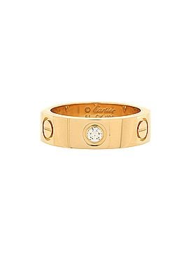 Cartier Love 3 Diamonds Band Ring 18K Yellow Gold with Diamonds (view 1)