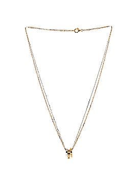 Cartier Love 3 Ring Pendant Necklace 18K Rose Gold and 18K White Gold with 6 Diamonds (view 2)