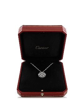 Cartier Mandala Openwork Pendant Necklace 18K White Gold with Diamonds (view 2)