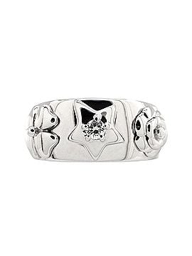 Chanel 3 Symbols Ring 18K White Gold with Diamond (view 1)