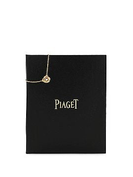 Piaget Rose Pendant Necklace 18K Yellow Gold with Diamond (view 2)