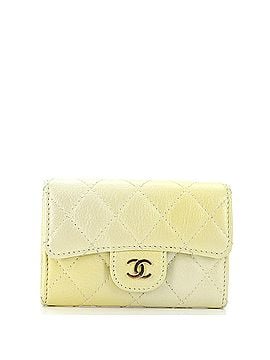 Chanel Classic Flap Card Case Quilted Iridescent Calfskin (view 1)