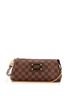 Louis Vuitton 100% Coatead Canvas Brown Eva Handbag Damier One Size - photo 1