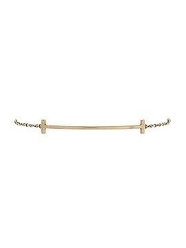 Tiffany & Co. T Smile Chain Bracelet 18K White Gold Medium (view 1)