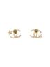 Chanel CC Asymmetrical Starfall Stud Earrings Metal and Crystals One Size - photo 2