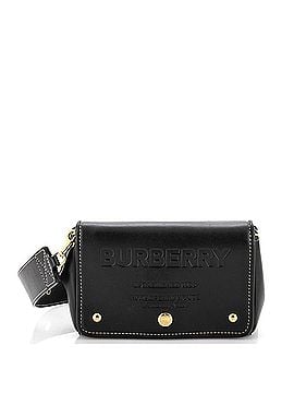 Burberry Hackberry Shoulder Bag Embossed Leather Small (view 1)