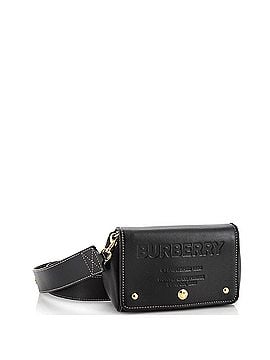 Burberry Hackberry Shoulder Bag Embossed Leather Small (view 2)