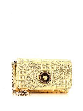 Versace Medusa Icon Chain Flap Bag Quilted Leather Mini (view 1)