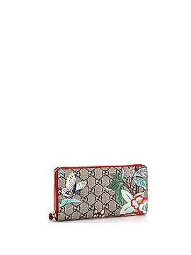 Gucci Zip Around Wallet Tian Print GG Coated Canvas (view 2)