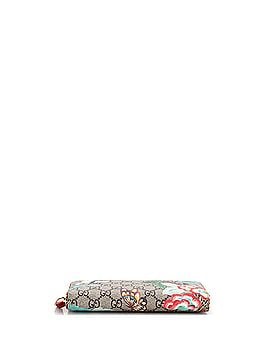 Gucci Zip Around Wallet Tian Print GG Coated Canvas (view 2)