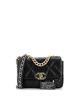 Chanel 19 Flap Bag Quilted Leather Medium (view 2)