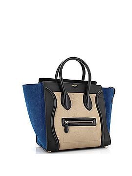 Céline Tricolor Luggage Bag Leather Mini (view 2)