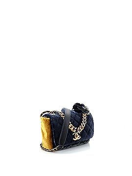 Chanel Private Affair Camellia Flap Bag Quilted Velvet Small (view 2)